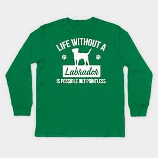 Labrador Kids Long Sleeve T-Shirt